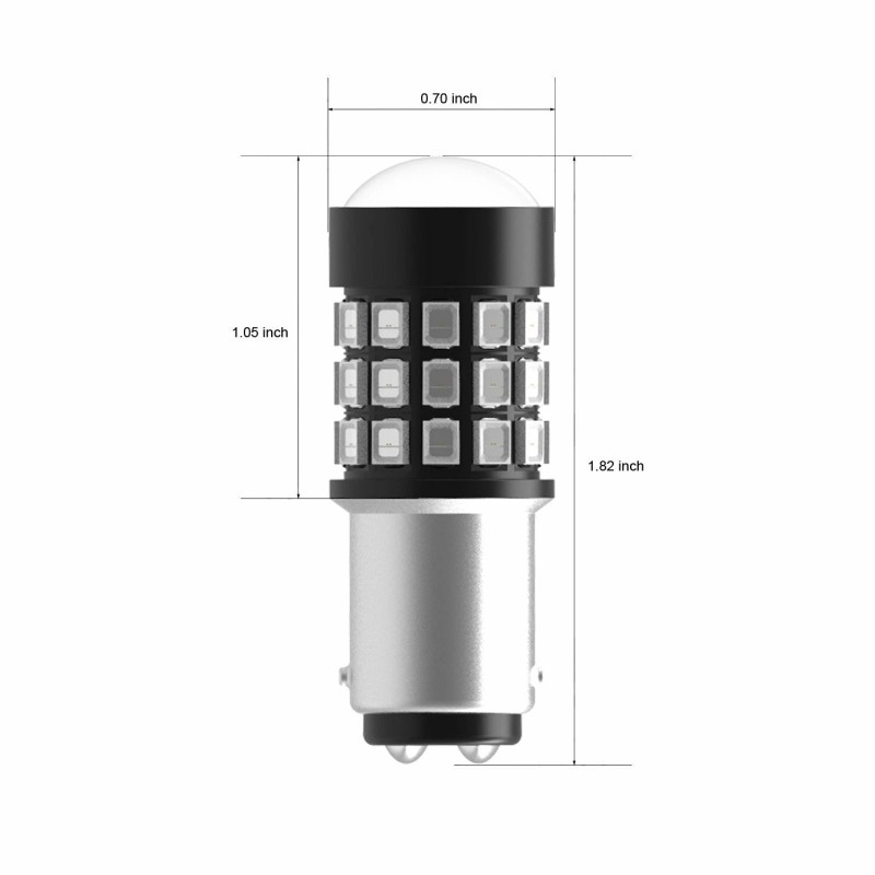 General Electric Alla Lighting 39-LED 1157 Strobe Flashing Brake Stop