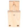 Wooden Yarn Holder 5.1in Long Sturdy Smoothing Rotatable Easy Assembly