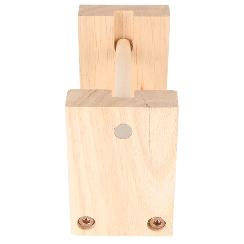 Wooden Yarn Holder 5.1in Long Sturdy Smoothing Rotatable Easy Assembly