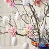 com-four 18 x Easter Eggs for Hanging - Easter Eggs