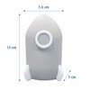 Reer Lumilu Sweet Dreams Rocket, Cute Rocket Night Light, Great