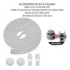 Ajustable Elasticas Deporte Cordones Niños Y Adultos 4 Pzas Negro/gris/blanco/verde