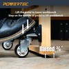 POWERTEC Workbench Caster Kit Set of 4 with Side Mounting