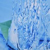 Shower Curtain Waterproof Polyester Blackout Curtain with Hook for Bathroom