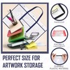 Huhumy 3 Pack Large Poster Storage Bag Bulletin Board Holder