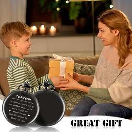 Father's Day Gifts for Son, Gifts for Son, Son Gifts from Mom, Mom to Son Gifts, Graduation Gifts for Son, Gift for Adult Son, Pocket Watch Birthday Christmas Presents, Valentines Day Gifts for Son