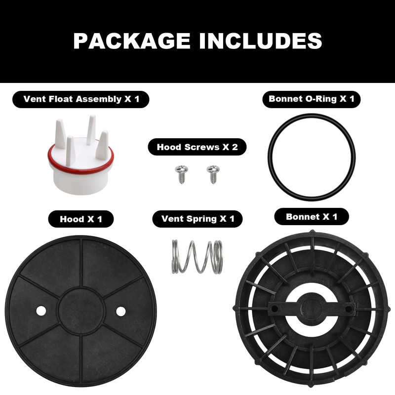 800M4 1" Pressure Vacuum Breaker Vent Float Kit Replacement for