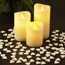 com-four® 200 x Mini Hearts as Confetti - White Wooden Hearts for Crafts - Wooden Scatter Jewellery as Table Decoration - Table Decoration for Wedding & Party (Hearts/White - 200 Pieces)