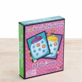 Really Good Stuff Cookie Jar Number Identification and Subitizing Math Game - Pre-K - Kindergarten Activity, Homeschool and Classroom Supplies , Counting Toys