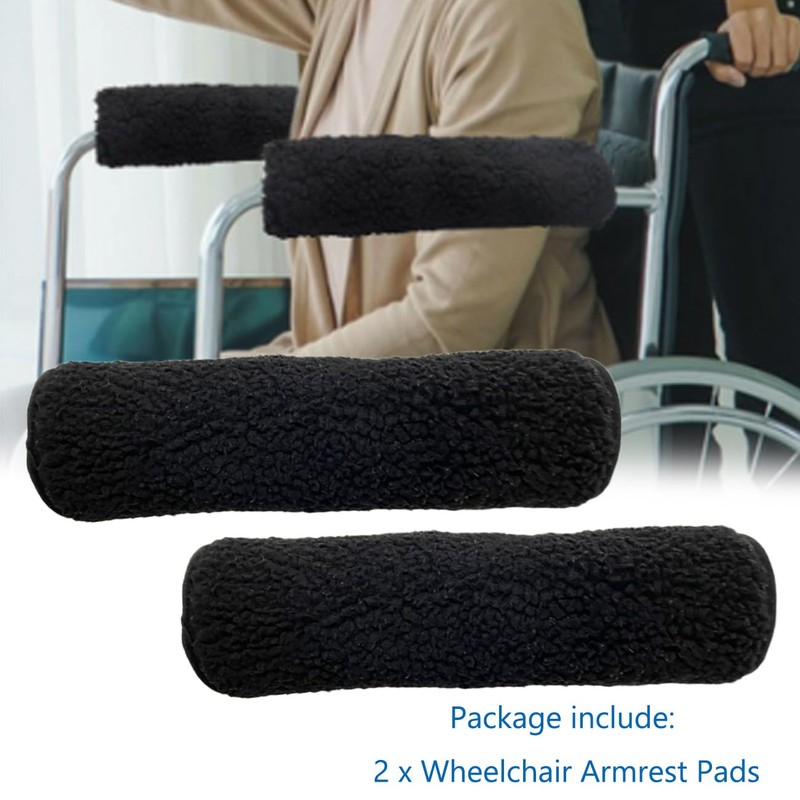 Wheelchair Armrest Cushion Cover - Soft Hand Grip Support Padded,