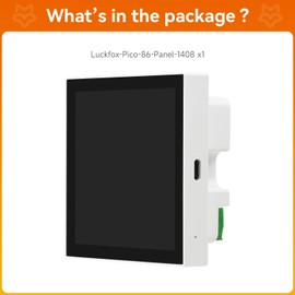 LUCKFOX Pico-86-Panel-1408 Smart 86 Box Development Board, RV1106G3 (1TOPS NPU, 256MB DDR3L, with WiFi 6 & BT 5.2) for Smart Home & IoT