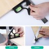 IKOPFLN Combination Square 300 mm Try Square with Spirit Level