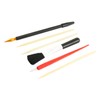 Olive-G Scratch Pen Bamboo Skewer Brush Set of 4 Sticks