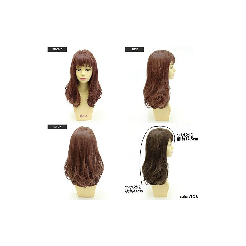 Priscilla A-693 All Wig, Frill Curl Midi Heat Resistant TDM