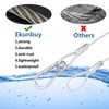 Safety Cable Lock, Stainless Steel Cable with Loops Heavy Duty