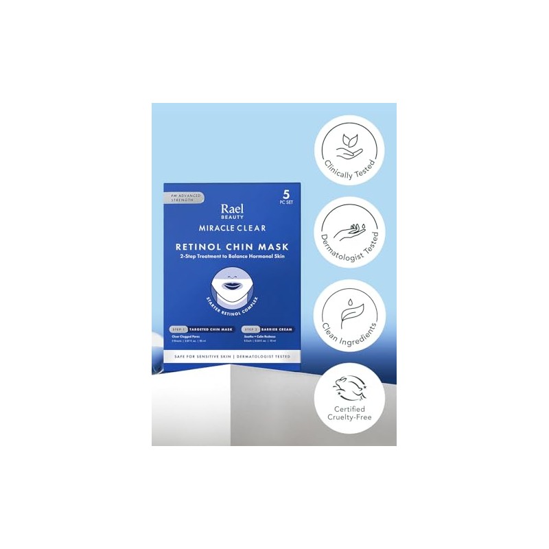 Rael Mascarilla de Ment?n con Retinol y Crema Barrera Miracle