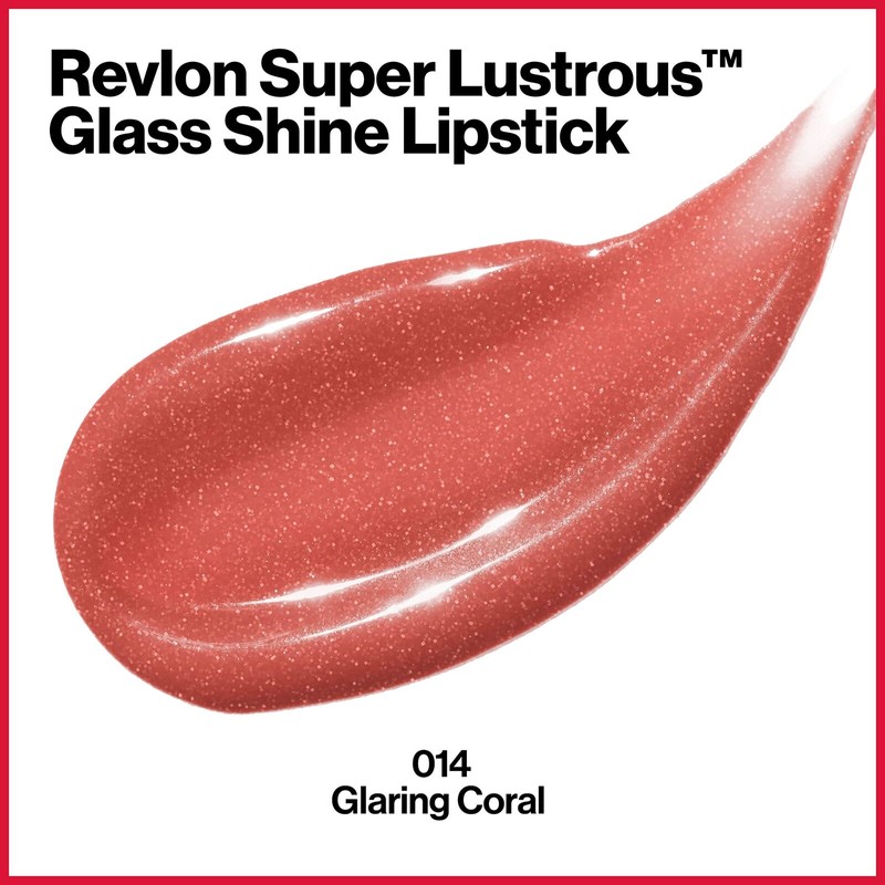 REVLON Super Lustrous Glass Shine Lipstick, Flawless Moisturizing Lip Color