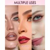 Rose Pink Matte Lip Liner, Waterproof Lip Liner Pencil, Women