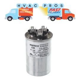 Rheem  Rheem Ruud Weather King Protech Capacitor 35/3 uf MFD 370 VAC Volt 43-23204-04
