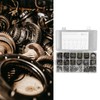 170PCS Set Drain Plug Gasket 10 Sizes Rubber and Metal