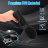 WODHMIEY Cup Holder Insert,Anti Slip Silicone Center Console Organizer Cup