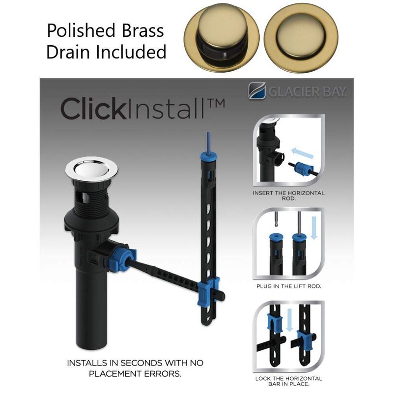 Builders 8 in. Widespread 2-Handle High-Arc Bathroom Faucet in Polished