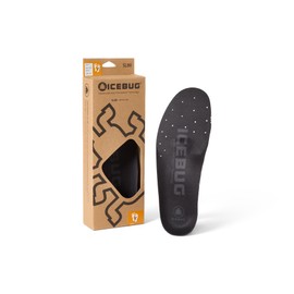 Icebug Slim Insoles with Dynamic Arch Support, Black High Arch, M 12