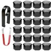 Gebildet 24pcs Wheel Nut Cap 17mm(5pcs Anti-Theft Bolt Cap+19pcs Normal