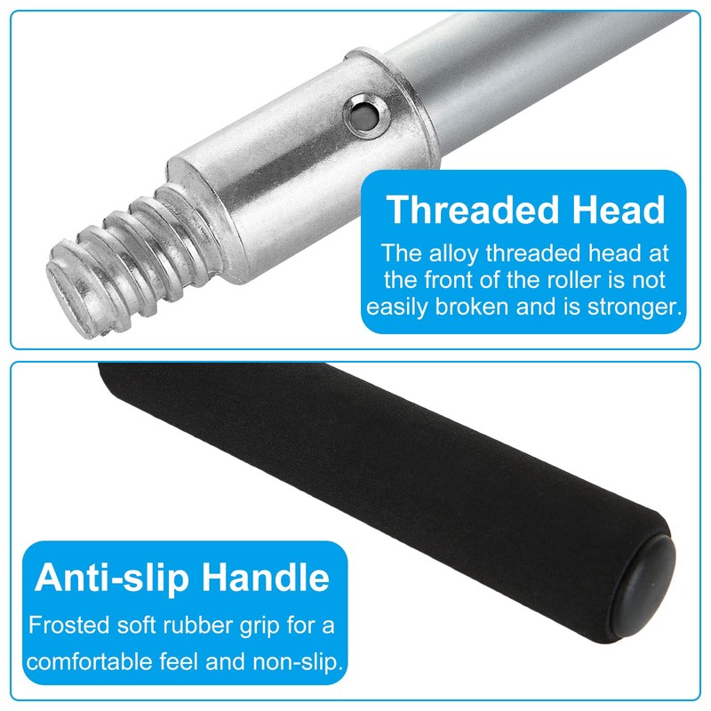 GOYADA 9 PCS Long Paint Roller Set, 4inch Paint Roller