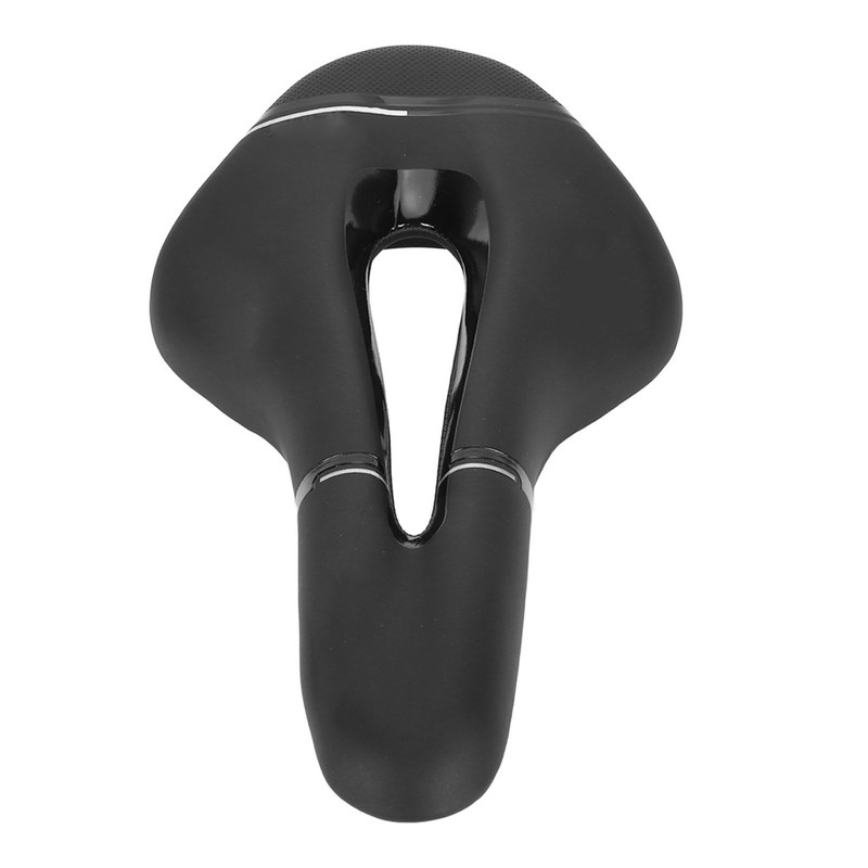 Bicycle Saddle Hollow Breathable Shock Absorbing Height Adjustable Prevent Slip
