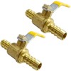 ANPTGHT 5/8" PEX Ball Valve Brass Shut off gate Valve