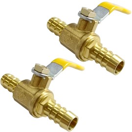ANPTGHT 5/8" PEX Ball Valve Brass Shut off gate Valve for Cold and Hot water (Pack of 2)