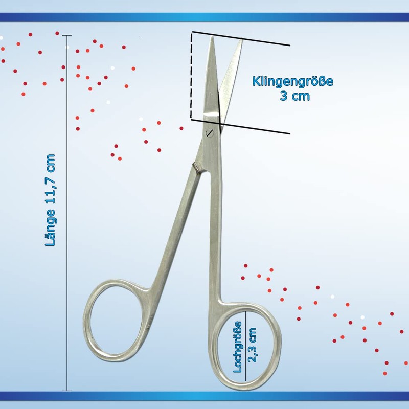 SMI Beard Scissors for Men Moustache Scissors Eyebrow Scissors Small