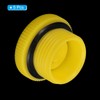 PATIKIL Retención Tapones M22x1.5, 5 Paquete PP Plástico Macho Roscado