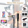 Microphone Adapter TRS Female to TRRS Male 3.5mm Mic Audio