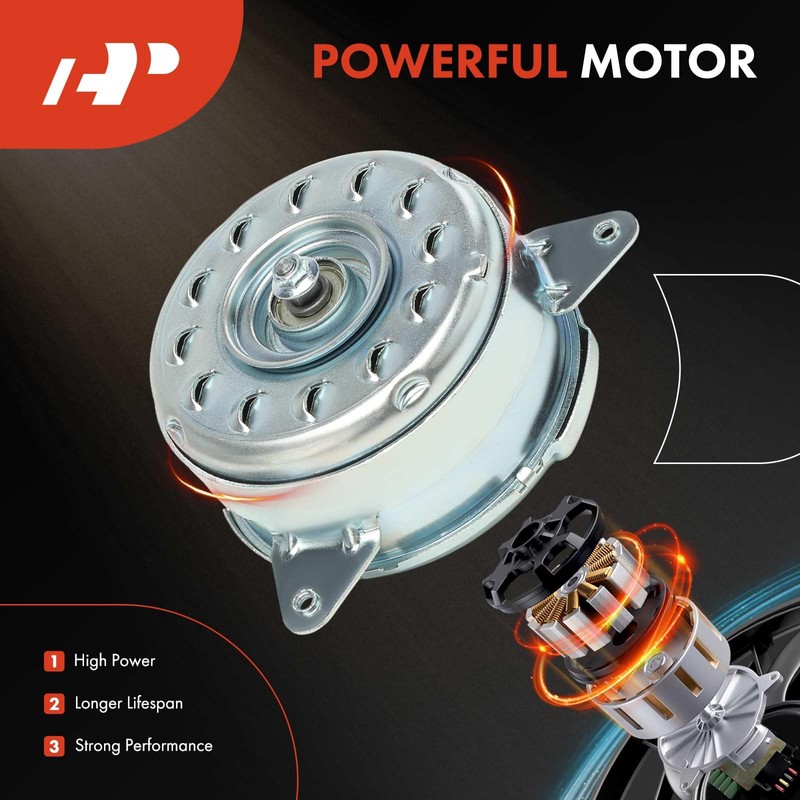 A-Premium Radiator Fan Motor Compatible with Mitsubishi Outlander 2014-2014/2017-2020, Outlander