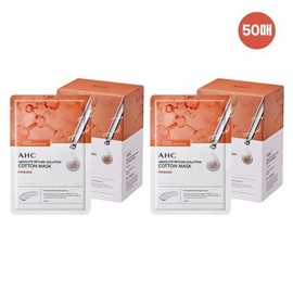 Home Shopping Dongil AHC Cotton Mask Pack Absolute Return Firming 50 Sheet Set / 홈쇼핑 동일 AHC 순면 마스크 팩 앱솔루트 리턴 퍼밍 50매 세트