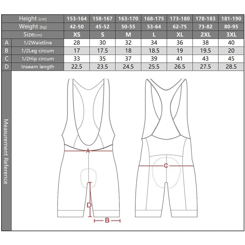 Morethan BVP-013 Men's Bib Pants, Half Length, Back Pockets, Side