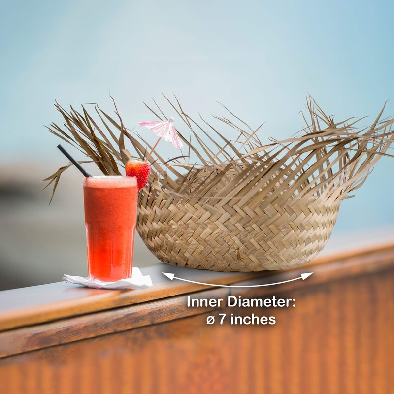 Windy City Novelties 16-Inch Beachcomber Straw Hat – Island Luau