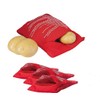 4 Pack Red Microwave Potato Bag Reusable Potato Pouch Cooker