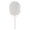 Electric Fly Swatter USB Charging Purple Light 3 Layers Safety