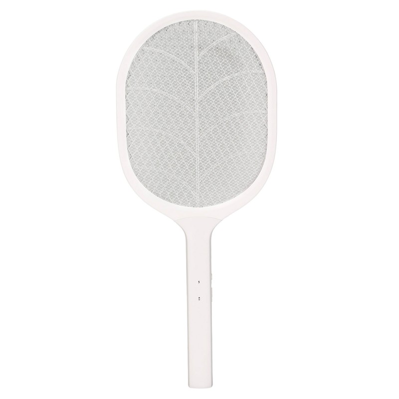 Electric Fly Swatter USB Charging Purple Light 3 Layers Safety