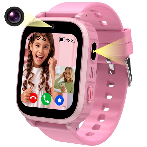 Ruopoem Kids Smart Watch Boys Girls - 4G Smart Watch