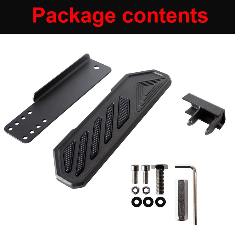 ETL INDUSTRIES Dead Pedal Left Foot Rest Pad for Jeep