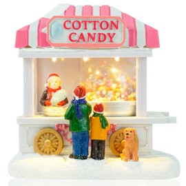 TIN Dreams Factory Christmas Village with Lighting, Illuminated Accessories, Artistic Decoration for Figures, Christmas Decoration, LED Houses