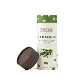 Rosemary Truffle Sea Salt Caramels - Tall Tube by McCrea's Candies