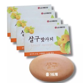 On The Body 온더바디 살구맛사지 비누 100g 4개입 4세트 총 16개 On The Body Apricot Massage Soap 100g 4 Pieces 4 Sets Total 16 Pieces