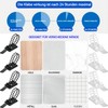 SZFUDIGO Adjustable adhesive cable management clips 50Pcs, large self adhesive