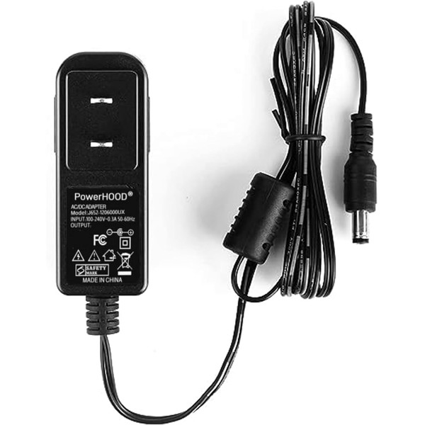 PowerHOOD AC/DC Adapter Compatible with Audio-Technica AT-LP70X AT-LP70XBT Fully Automatic