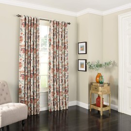 Eclipse Nina Blackout Curtain - Orange 52"x95"
